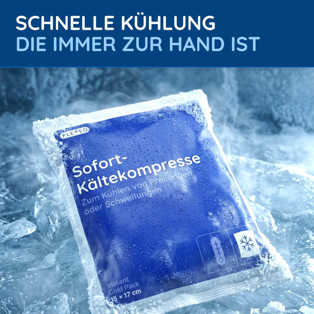 Sofort-Kältekompresse groß, 15 × 17 cm, 10 Stück – Bild 4