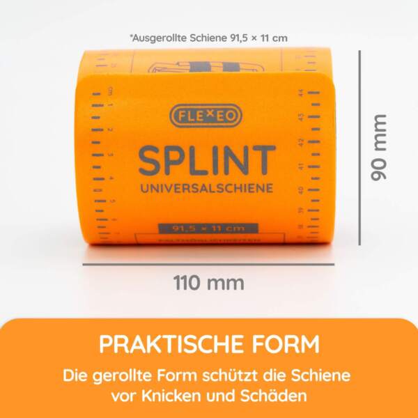 Splint-Schiene (gerollt), 91,4x11 cm, Immobilisationsschienen zur Fixierung und Ruhigstellung – Bild 2
