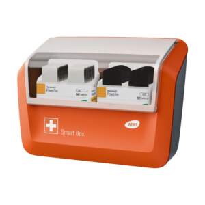WERO Smart Box® Pflasterspender gefüllt mit PowerTex Pflasterstrips & Fingerpflaster