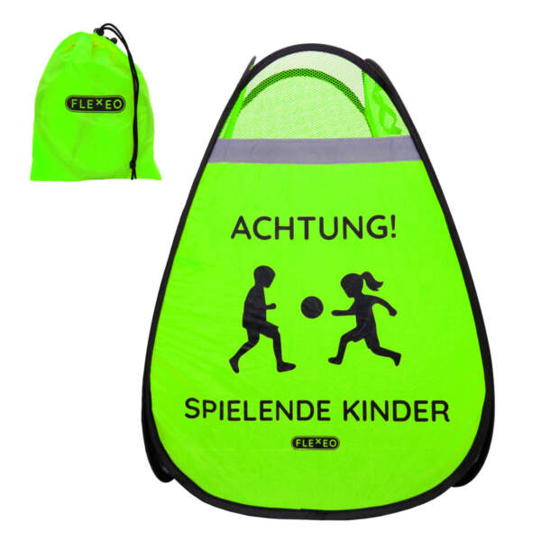Warnaufsteller "Spielende Kinder", 60 × 40 × 40 cm