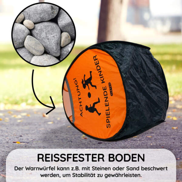 Warnaufsteller "Spielende Kinder", 60 × 40 × 40 cm – Bild 12