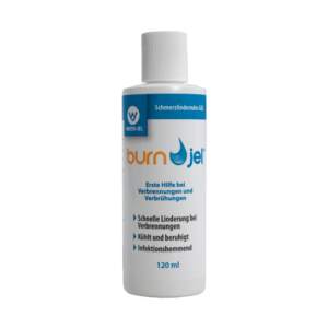 Water-Jel, Burn-Jel, EU Notfall-Brandgel, 120 ml Flasche