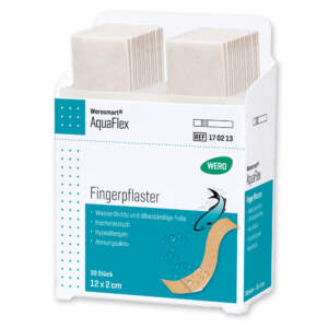 Werosmart AquaFlex Pflasterspender-Einsätze Fingerpflaster 12 x 2 cm