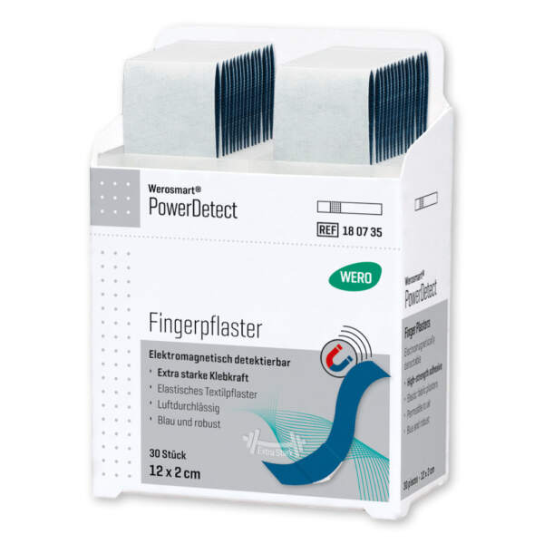 Werosmart PowerDetect Pflasterspender-Einsätze Fingerpflaster 12 x 2 cm