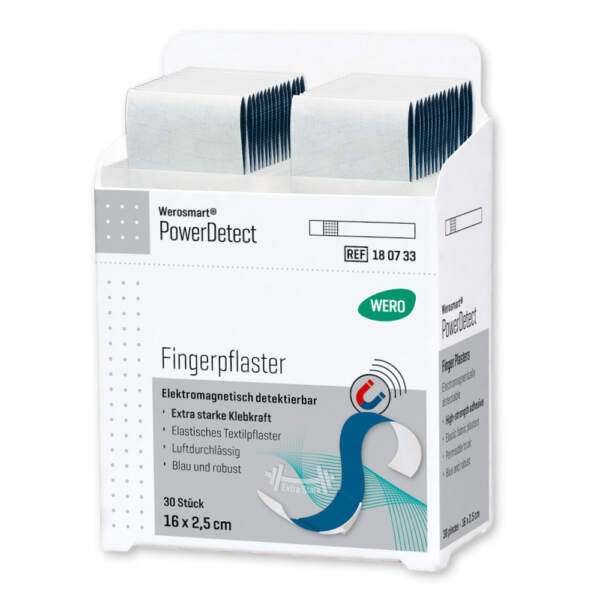 Werosmart PowerDetect Pflasterspender-Einsätze Fingerpflaster 16 x 2,5 cm