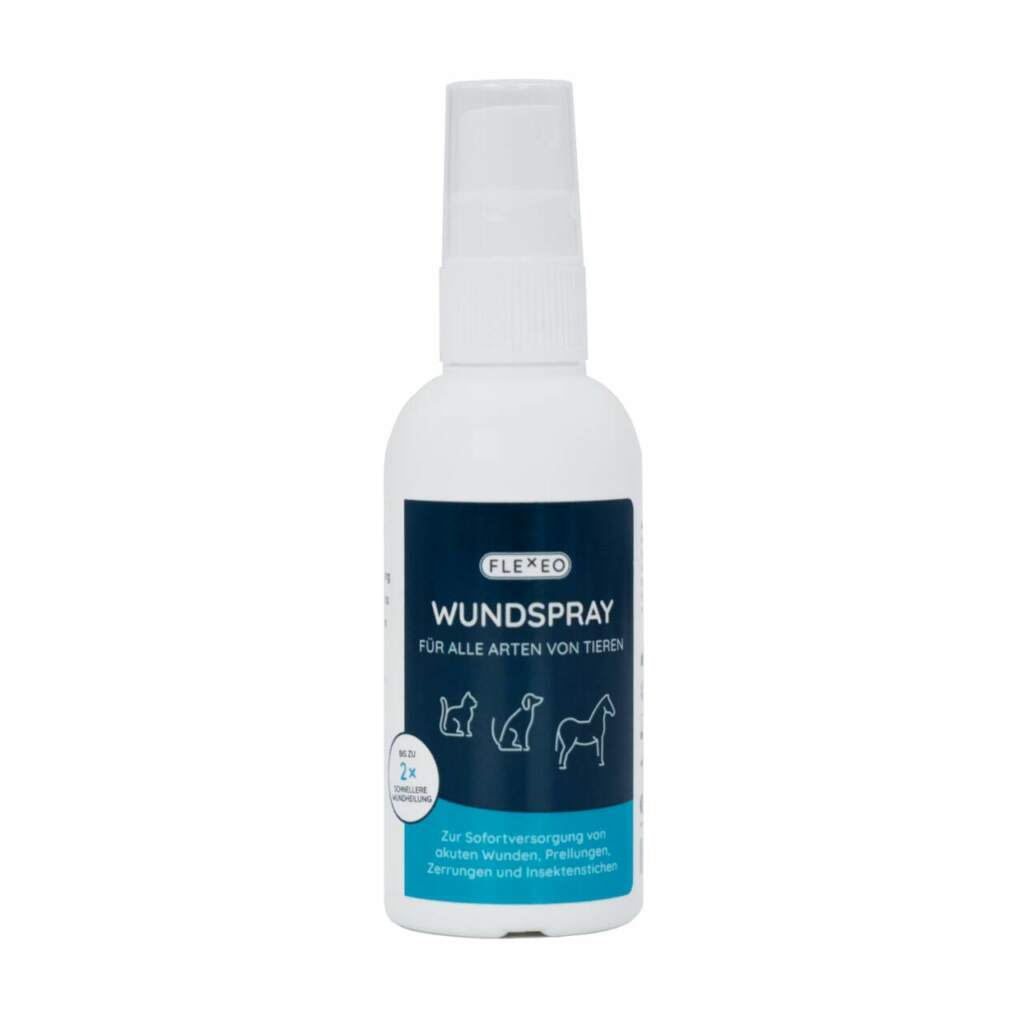Sprühflasche mit Wundspray für Tiere